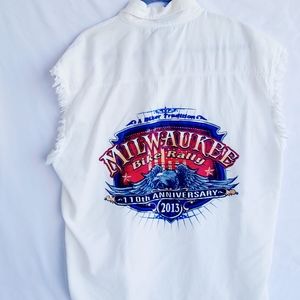 Milwaukee 110 Anniversary Bikers shirt